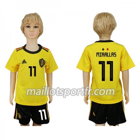 Maillot de Foot Belgique Mirallas 11 Enfant Exterieur Coupe du monde 2018